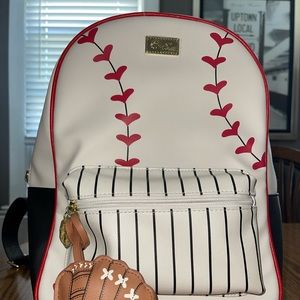 Betsy Johnson luv betsy Baseball Backpack